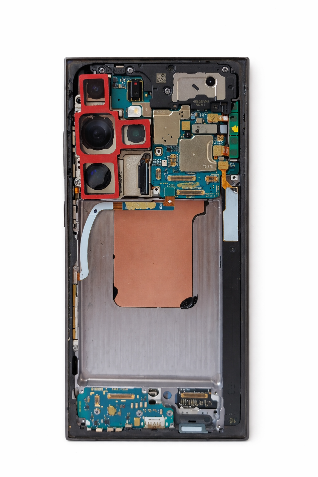Damaged refurbished motherboard part Samsung SM-S928U